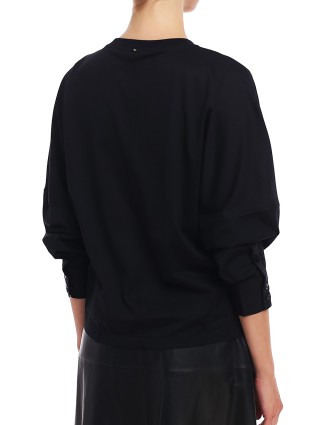Чорний светр SPORTMAX : фото 4 - Invogue