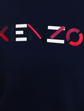 Синий свитер KENZO: фото 5 - Invogue