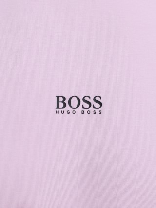 Тёмно-розовая футболка BOSS: фото 4 - Invogue