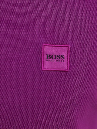 Фиолетовое поло BOSS: фото 5 - Invogue