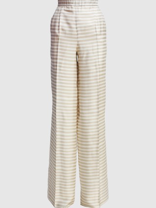 Кремовые брюки MAX MARA: фото - Invogue