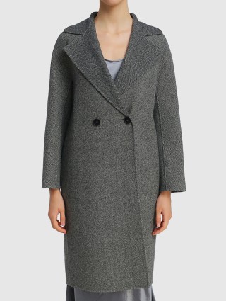 Черное пальто MAX MARA: фото 3 - Invogue
