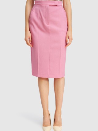 Рожева спідниця MAX MARA : фото 3 - Invogue