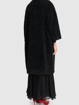 Чёрная шуба MAX MARA: фото 2 - Invogue