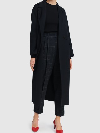 Чорне пальто MAX MARA : фото 1 - Invogue