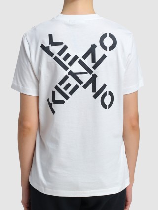 Белая футболка KENZO: фото 4 - Invogue