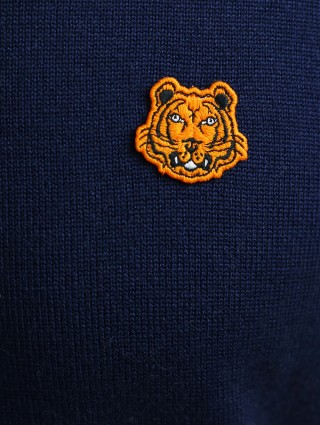 Синий свитер KENZO: фото 4 - Invogue