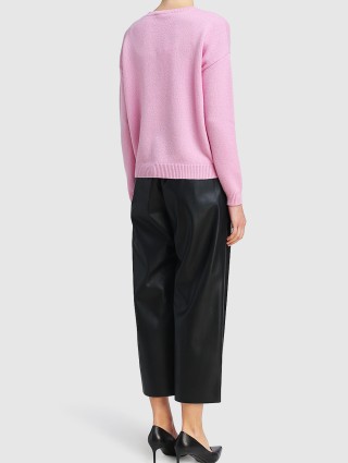 Розовый свитер MAX MARA: фото 2 - Invogue