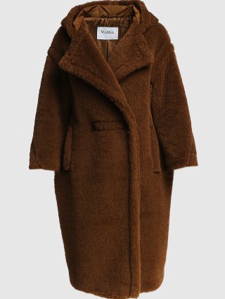 Коричневое пальто MAX MARA: фото - Invogue