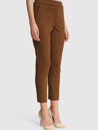 Коричневые брюки MAX MARA: фото - Invogue