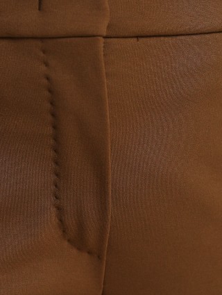 Коричневые брюки MAX MARA: фото 4 - Invogue