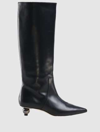 Чёрные сапоги WEEKEND MAX MARA: фото - Invogue