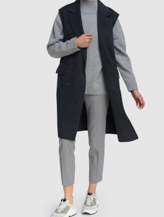 Тёмно-серый жилет WEEKEND MAX MARA: фото 1 - Invogue