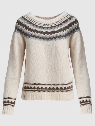 Молочный свитер WEEKEND MAX MARA: фото - Invogue