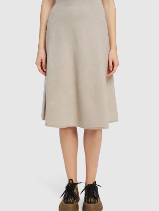 Бежевая юбка WEEKEND MAX MARA: фото 2 - Invogue