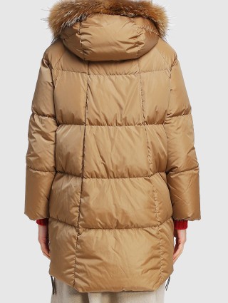 Коричневая куртка WEEKEND MAX MARA: фото 3 - Invogue