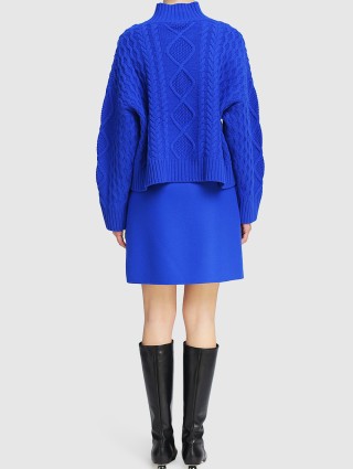 Синий свитер WEEKEND MAX MARA: фото 2 - Invogue