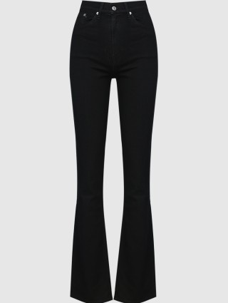 Чёрные джинсы HELMUT LANG: фото - Invogue