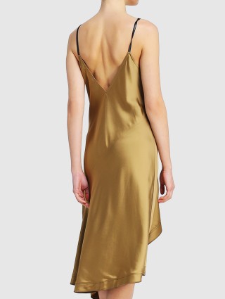 Коричнева сукня HELMUT LANG : фото 4 - Invogue