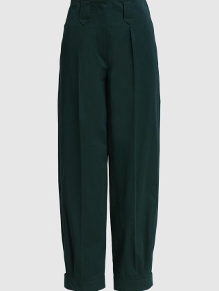 Зелёные брюки KENZO: фото - Invogue