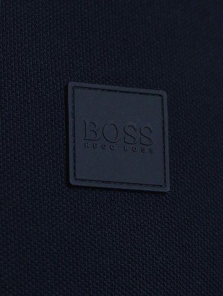 Синее  поло BOSS: фото 5 - Invogue