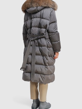 Серое пальто MAX MARA: фото 2 - Invogue