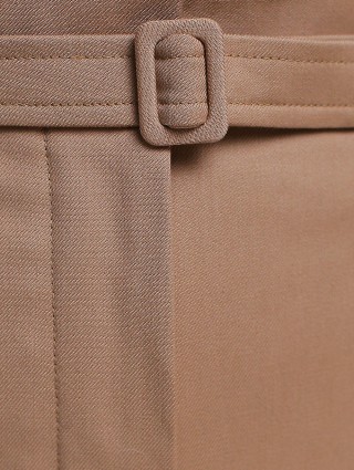 Бежевые брюки SPORTMAX: фото 5 - Invogue