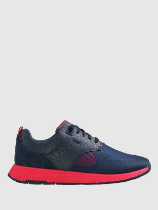 Розовые кроссовки BOSS: фото - Invogue