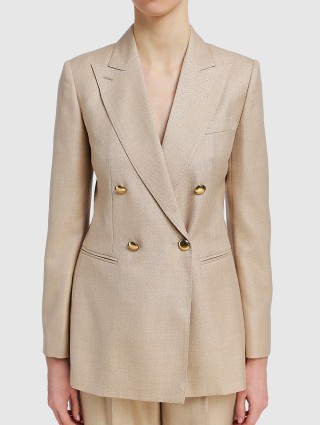 Молочный пиджак MAX MARA: фото 3 - Invogue
