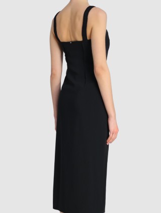 Чёрное платье SPORTMAX: фото 4 - Invogue