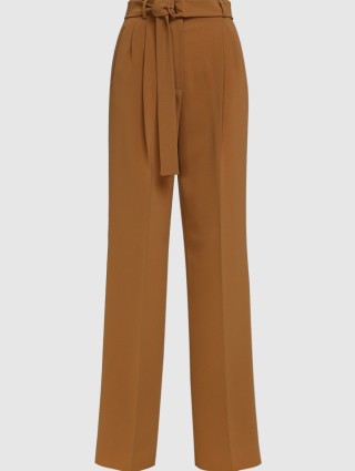 Кремовые брюки MAX MARA: фото - Invogue