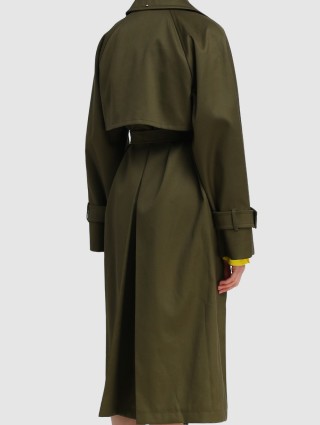 Зелёный плащ SPORTMAX: фото 4 - Invogue
