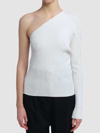 Молочный свитер SPORTMAX: фото 3 - Invogue