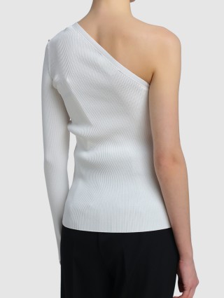 Молочный свитер SPORTMAX: фото 4 - Invogue