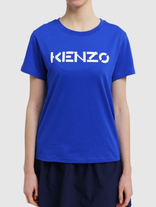 Синяя футболка KENZO: фото 3 - Invogue