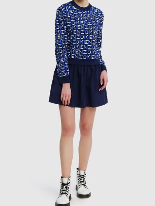 Тёмно-синий свитер KENZO: фото 1 - Invogue