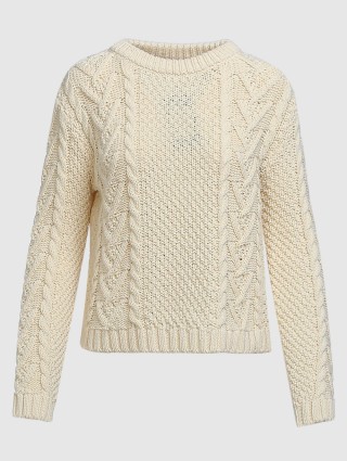 Молочный свитер WEEKEND MAX MARA: фото - Invogue