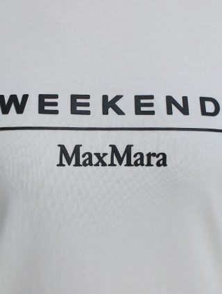 Біла футболка WEEKEND MAX MARA : фото 4 - Invogue