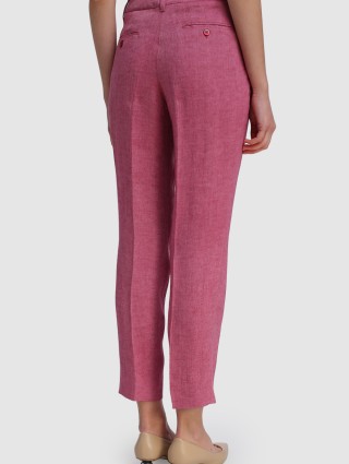 Рожеві брюки WEEKEND MAX MARA : фото 4 - Invogue