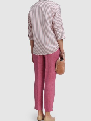 Рожеві брюки WEEKEND MAX MARA : фото 2 - Invogue