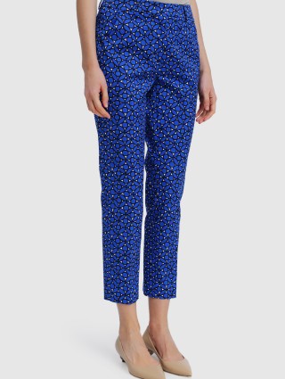 Синие брюки WEEKEND MAX MARA: фото 3 - Invogue