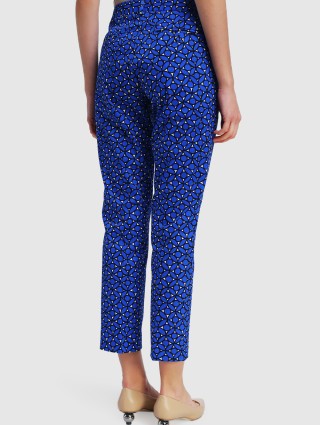 Синие брюки WEEKEND MAX MARA: фото 4 - Invogue