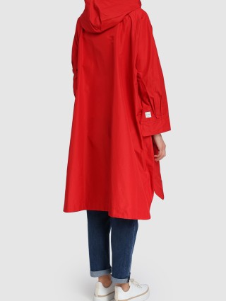 Красный плащ MAX MARA: фото 2 - Invogue