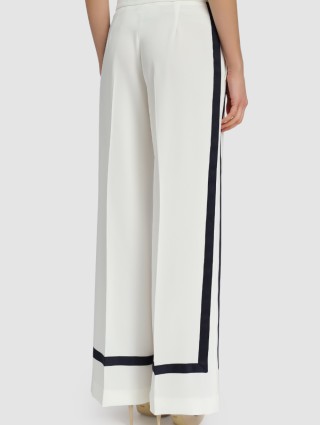 Кремовые брюки MAX MARA: фото 4 - Invogue