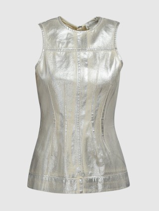 Срібний топ SPORTMAX : фото - Invogue