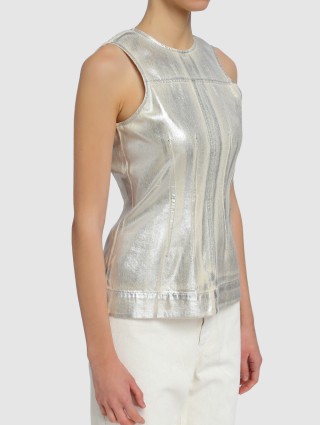 Срібний топ SPORTMAX : фото 3 - Invogue