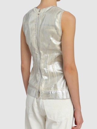 Срібний топ SPORTMAX : фото 4 - Invogue