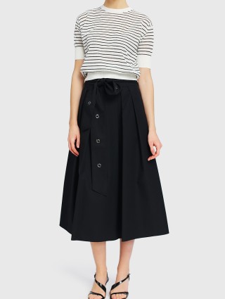 Чёрная юбка MAX MARA: фото 1 - Invogue