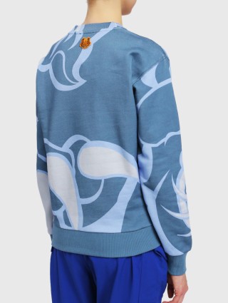 Блакитний світшот KENZO : фото 4 - Invogue