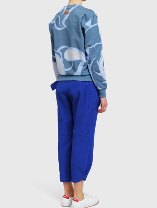 Блакитний світшот KENZO : фото 2 - Invogue